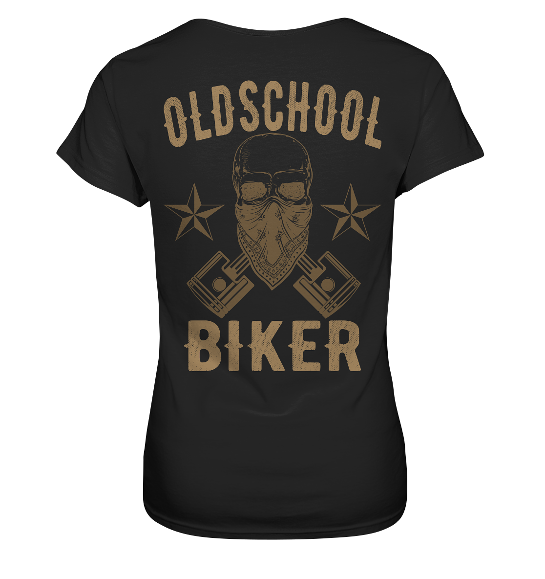 OLDSCHOOL BIKER - Ladies Premium Shirt