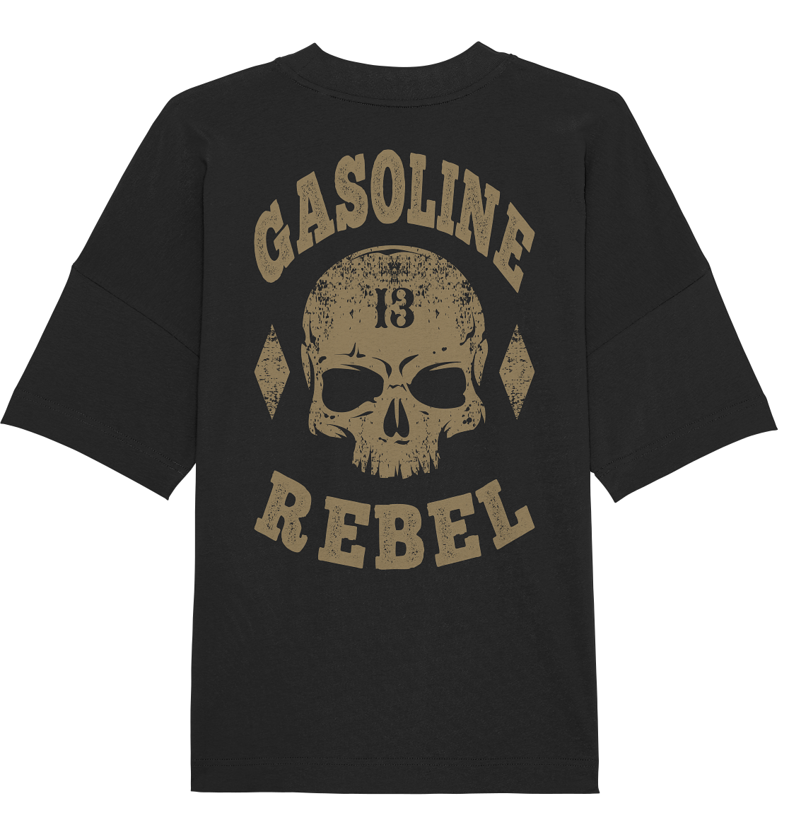 GASOLINE REBEL - Organic Oversize Shirt