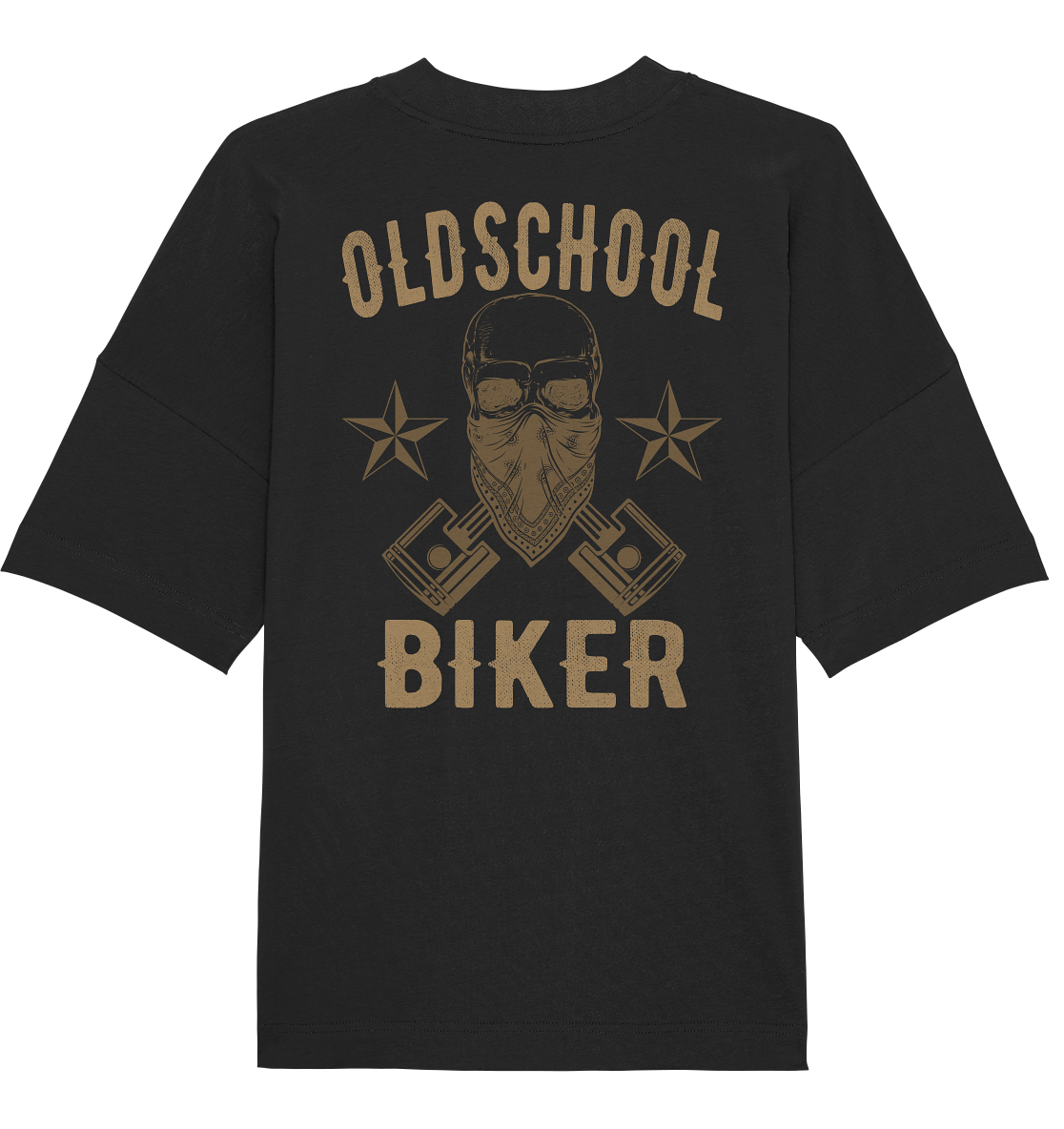 OLDSCHOOL BIKER - Organic Oversize Shirt