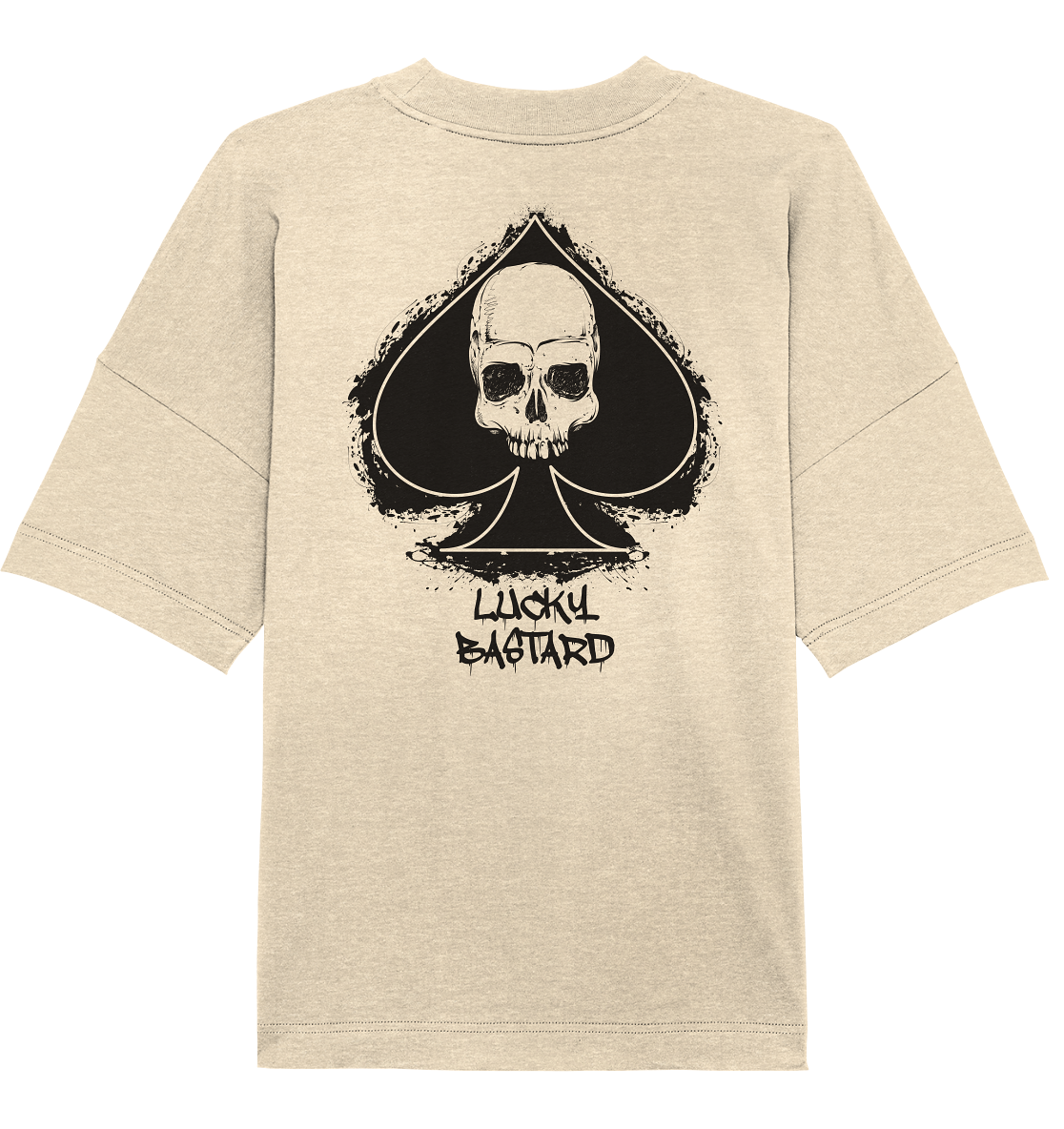 Lucky Bastard - Organic Oversize Shirt