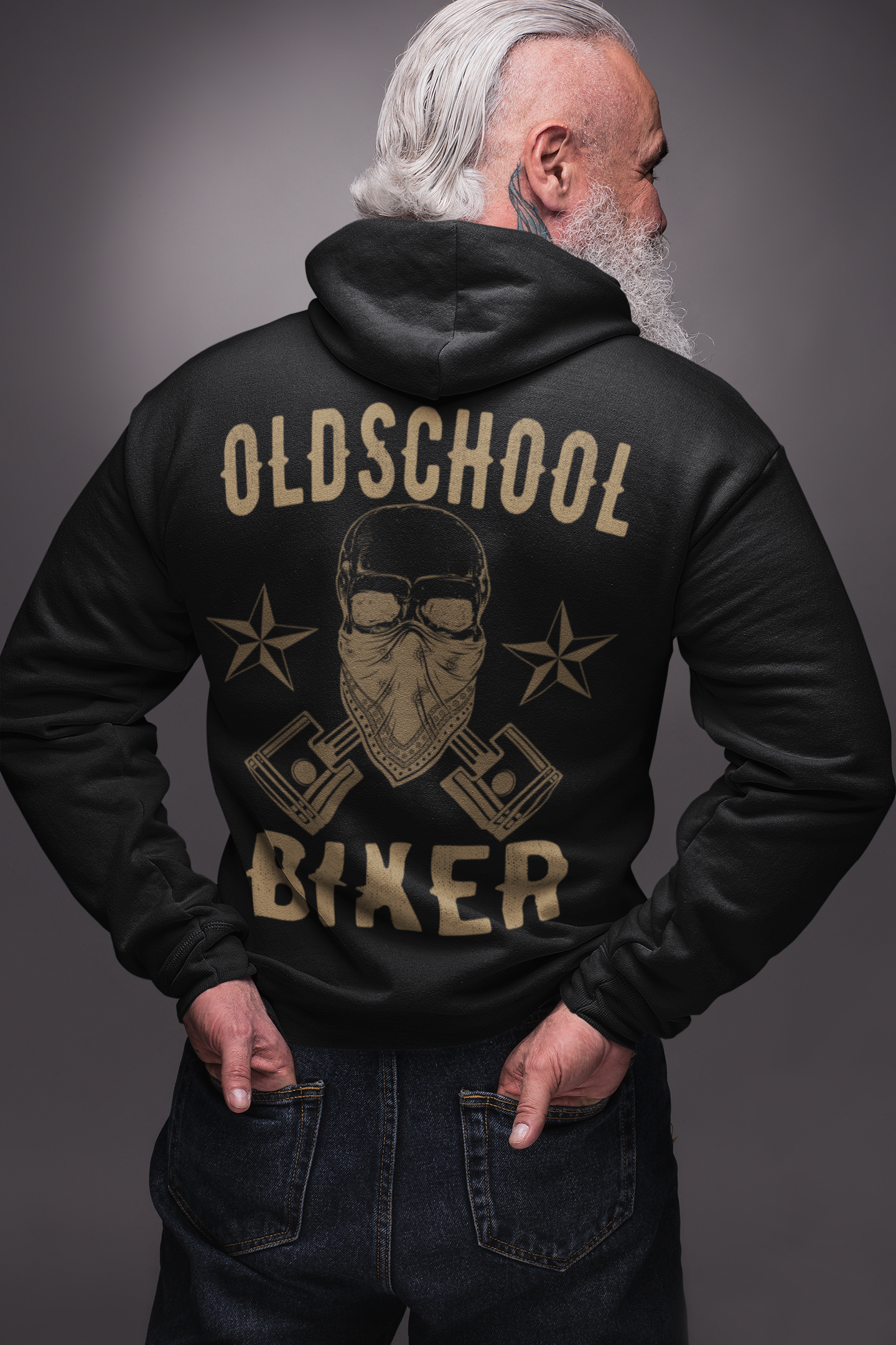 OLDSCHOOL BIKER - Organic Zipper