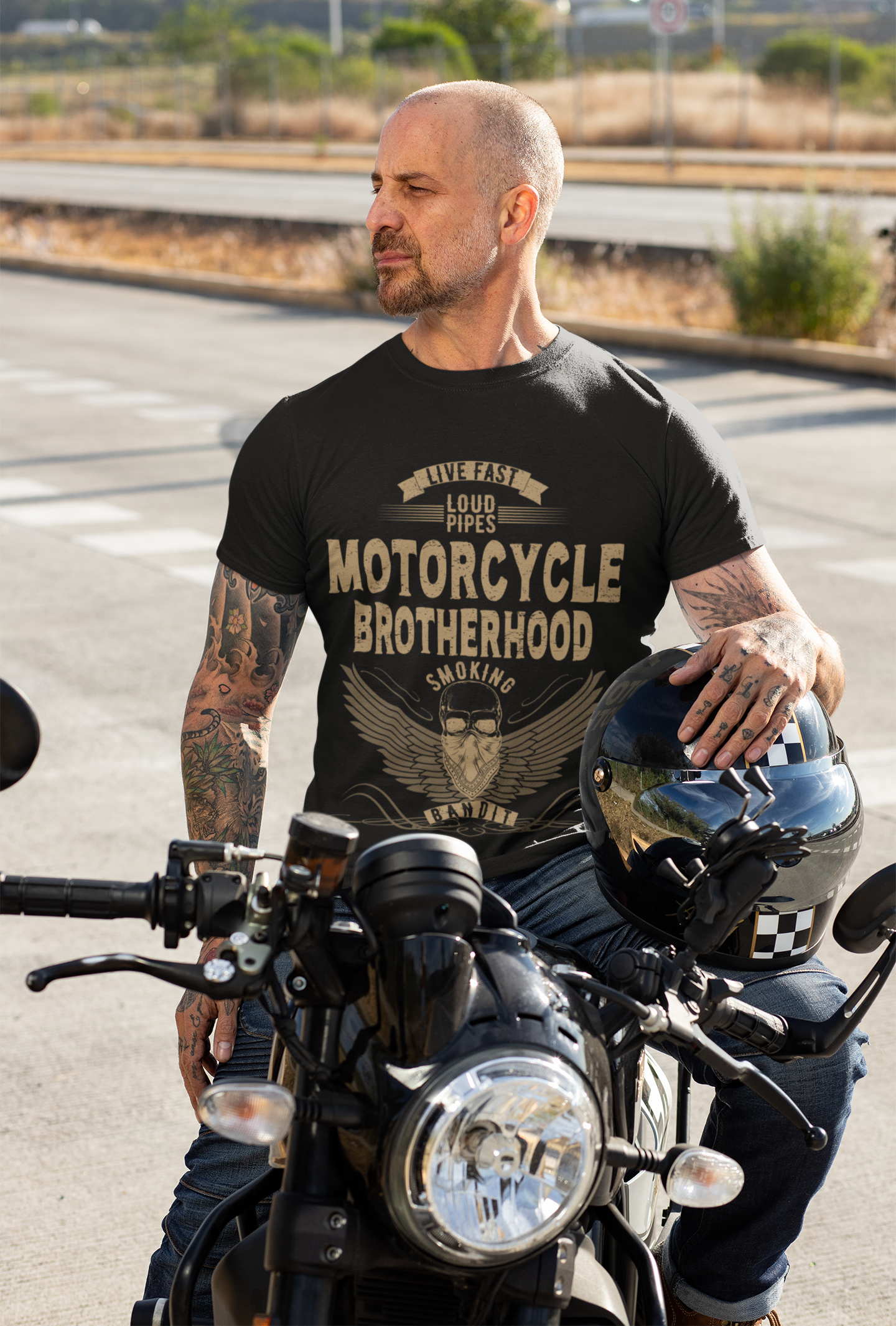 MOTORCYCLE BROTHERHOOD - Premium Shirt