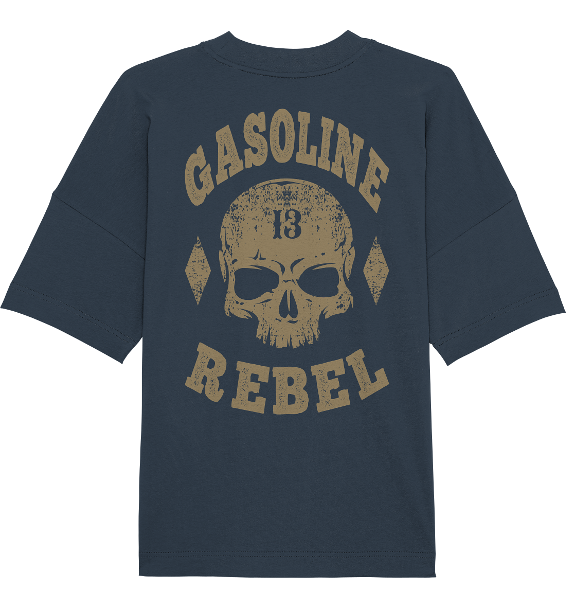 GASOLINE REBEL - Organic Oversize Shirt