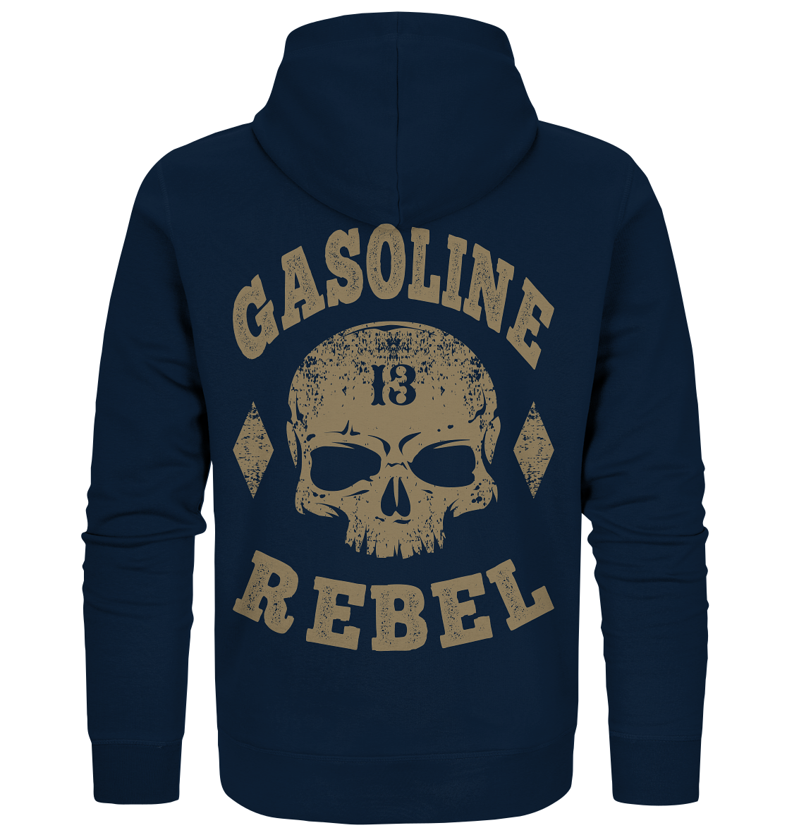 GASOLINE REBEL - Organic Zipper