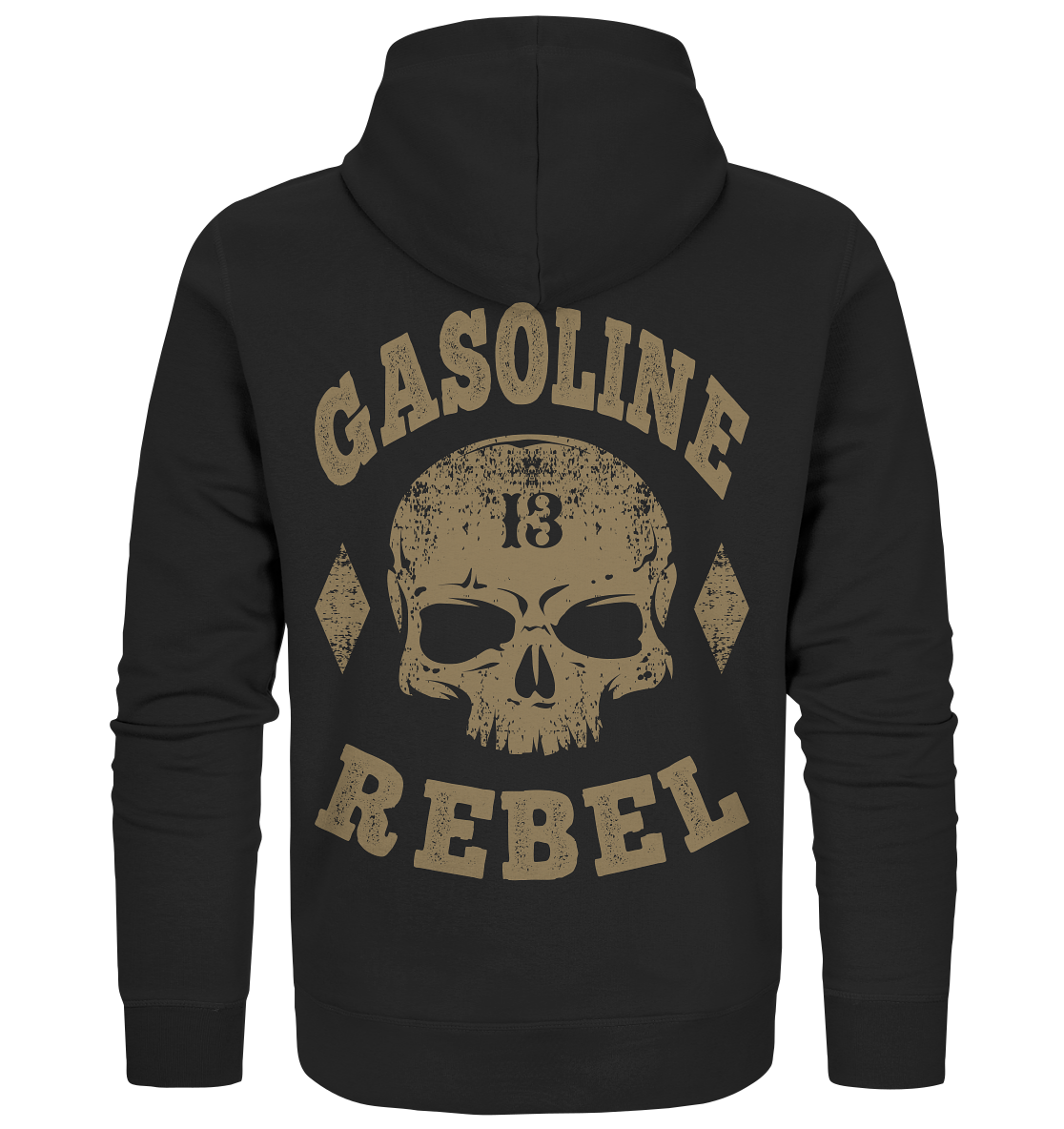 GASOLINE REBEL - Organic Zipper