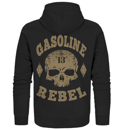 GASOLINE REBEL - Organic Zipper