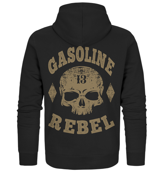 GASOLINE REBEL - Organic Zipper