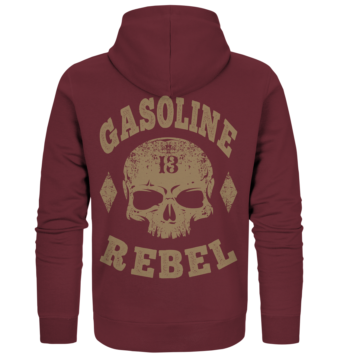 GASOLINE REBEL - Organic Zipper