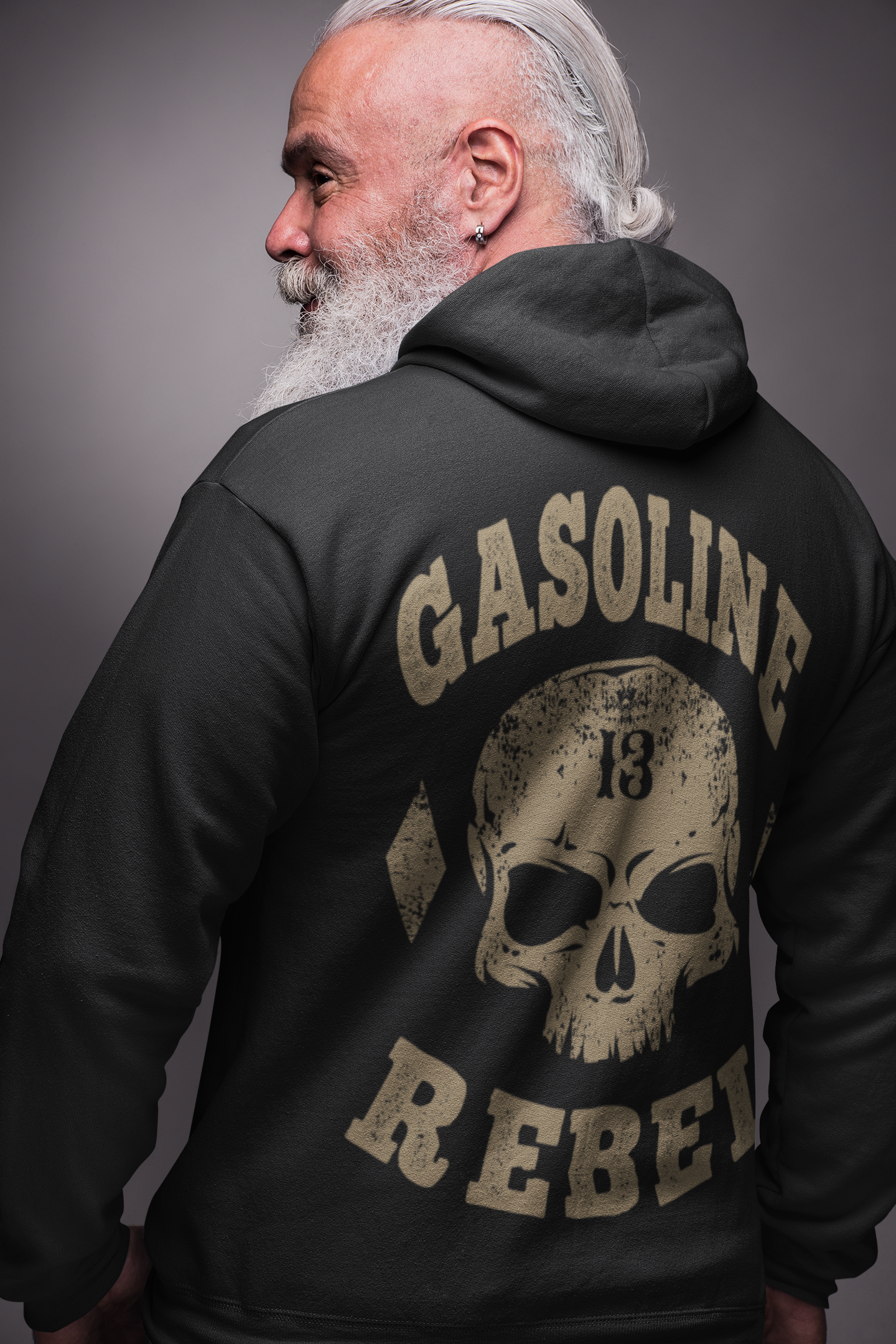 GASOLINE REBEL - Organic Zipper