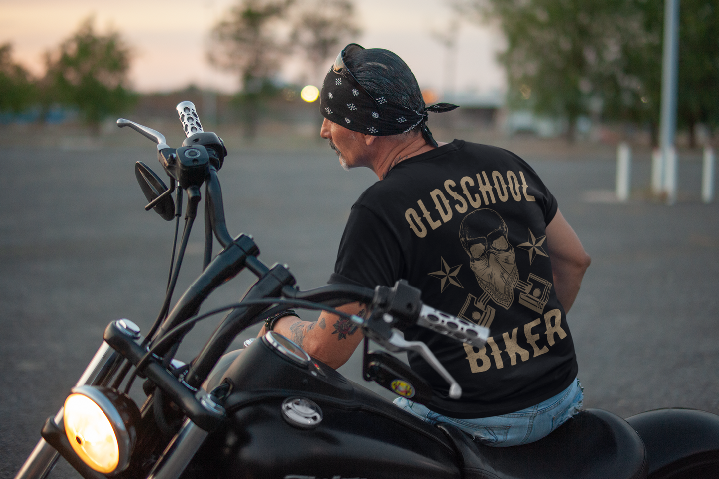 OLDSCHOOL BIKER - Premium Shirt